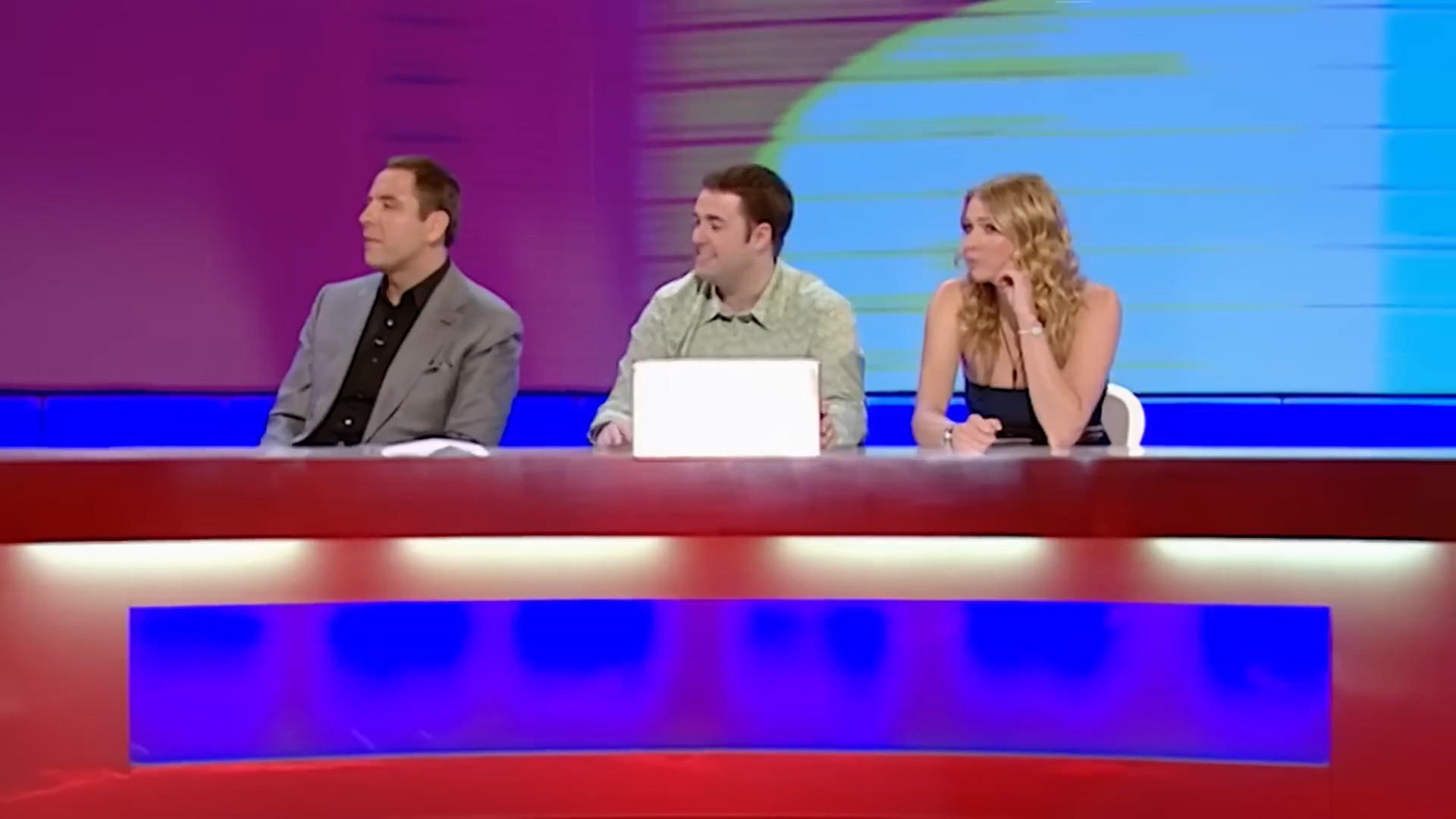 Jodie Kidd, Vic Reeves, David Walliams, Raef Bjayou