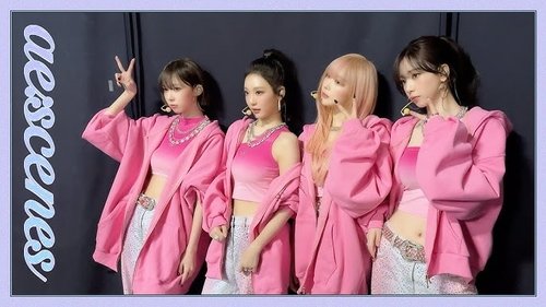Background image for 'Pink Hoodie' aespa 2024