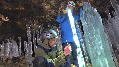 Background image for Exploring an Icy Cave